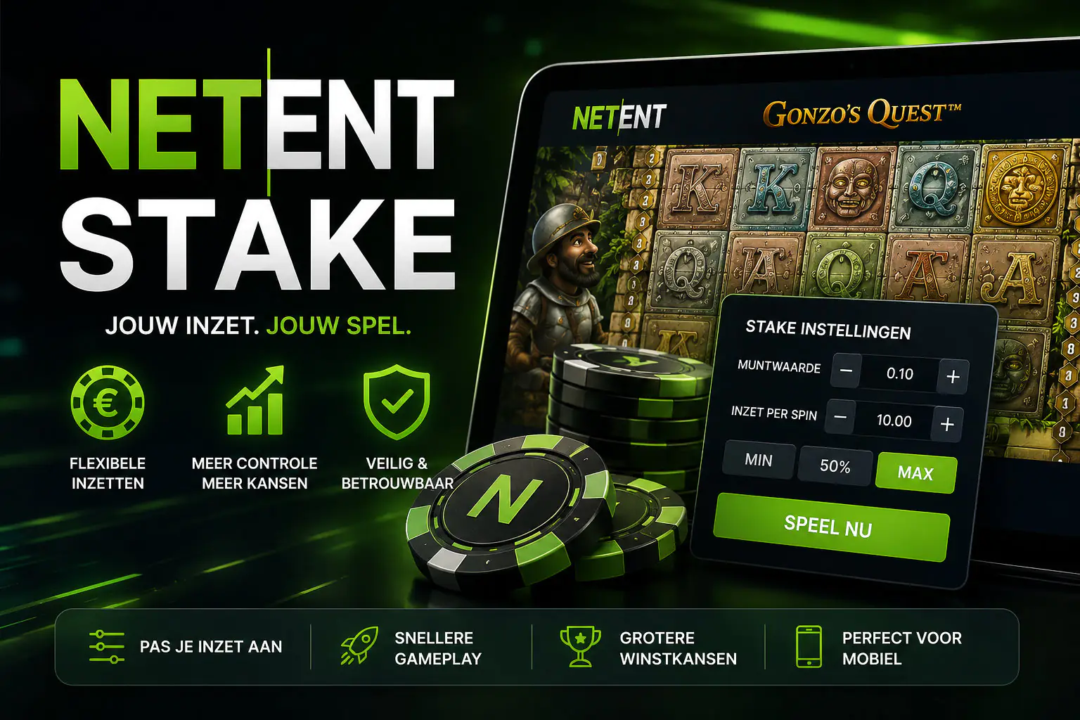 Casino NetEnt Stake Mogelijkheden
